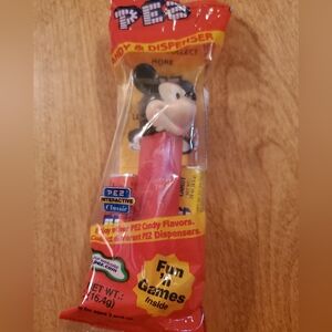 Vintage Mickey Mouse Pez- In Original Package-Great For Disney Collector